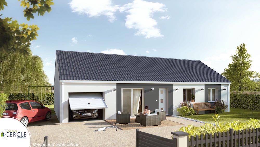 Programme terrain + maison à Rigny-sur-Arroux en Saône-et-Loire (71) de 90 m² à vendre au prix de 172230€ - 4