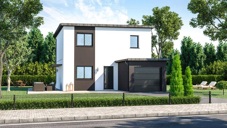 Programme terrain + maison à Pont-Scorff en Morbihan (56) de 80 m² à vendre au prix de 279000€ - 1