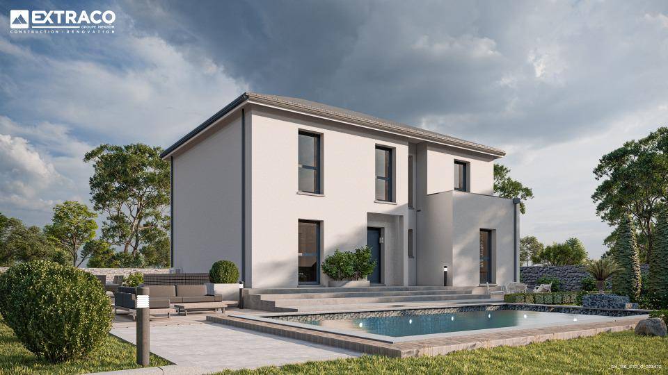 Programme terrain + maison à Rogerville en Seine-Maritime (76) de 156 m² à vendre au prix de 442000€ - 1