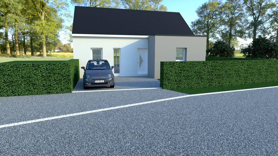 Programme terrain + maison à Saint-Manvieu-Norrey en Calvados (14) de 52 m² à vendre au prix de 160000€ - 1
