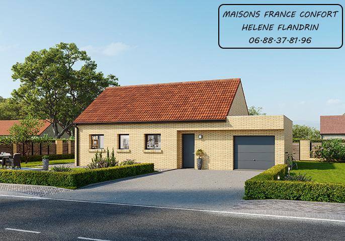 Programme terrain + maison à Morbecque en Nord (59) de 70 m² à vendre au prix de 272550€ - 3