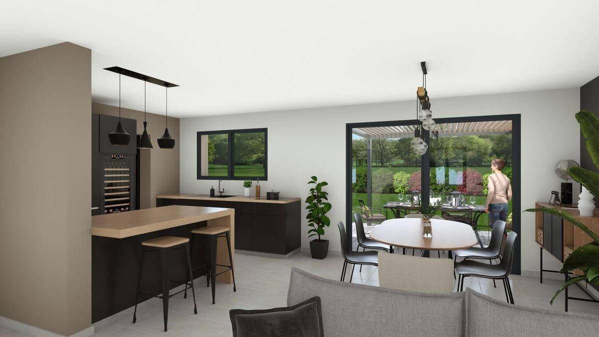 Programme terrain + maison à Marcilly-d'Azergues en Rhône (69) de 90 m² à vendre au prix de 384300€ - 4