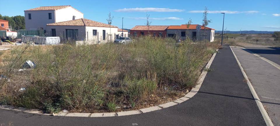 Terrain seul à Lézignan-Corbières en Aude (11) de 428 m² à vendre au prix de 63000€ - 2