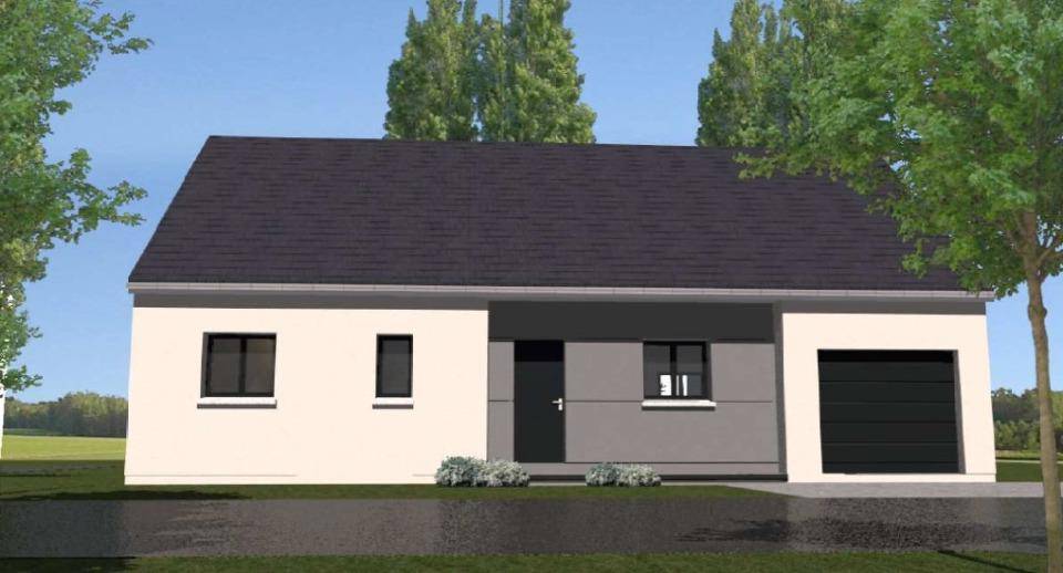 Programme terrain + maison à Domfront-en-Champagne en Sarthe (72) de 90 m² à vendre au prix de 225000€ - 1