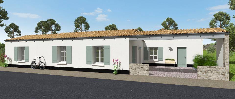 Programme terrain + maison à Puilboreau en Charente-Maritime (17) de 141 m² à vendre au prix de 665000€ - 2