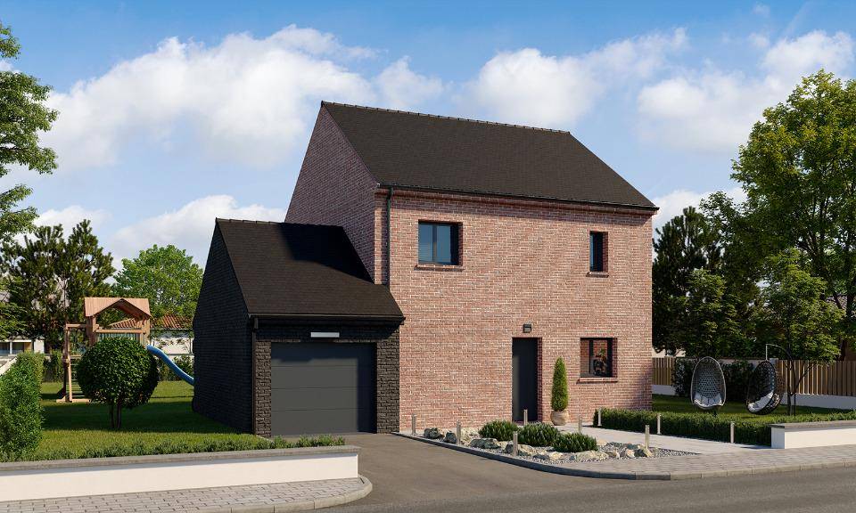 Programme terrain + maison à Boulogne-sur-Mer en Pas-de-Calais (62) de 98 m² à vendre au prix de 303000€ - 1