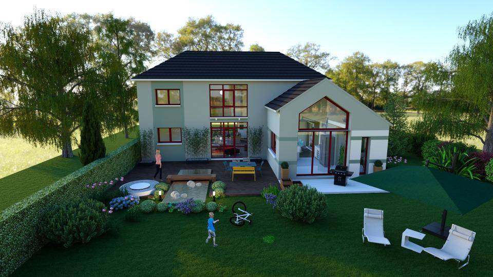 Programme terrain + maison à Villennes-sur-Seine en Yvelines (78) de 150 m² à vendre au prix de 980000€ - 2