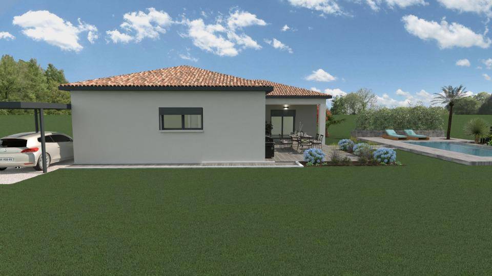 Programme terrain + maison à Saint-Paul-le-Jeune en Ardèche (07) de 106 m² à vendre au prix de 308000€ - 3