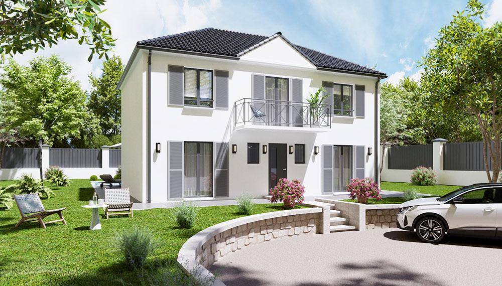 Programme terrain + maison à Bièvres en Essonne (91) de 138 m² à vendre au prix de 610753€ - 3