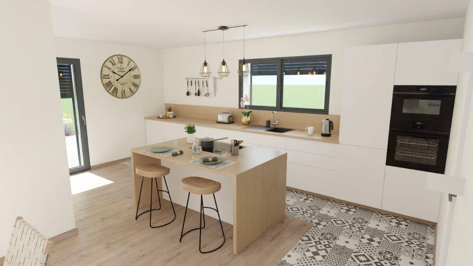 Programme terrain + maison à Saint-Paul-le-Jeune en Ardèche (07) de 106 m² à vendre au prix de 308000€ - 2