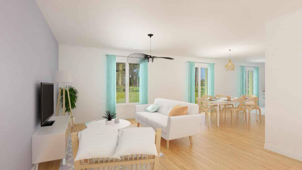 Programme terrain + maison à Chamblay en Jura (39) de 119 m² à vendre au prix de 242920€ - 2