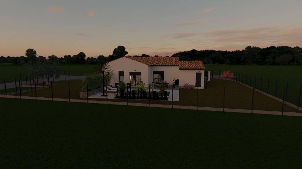 Programme terrain + maison à Ruoms en Ardèche (07) de 85 m² à vendre au prix de 253000€ - 3