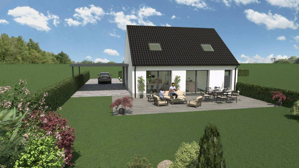 Programme terrain + maison à Bourbourg en Nord (59) de 120 m² à vendre au prix de 185000€ - 2