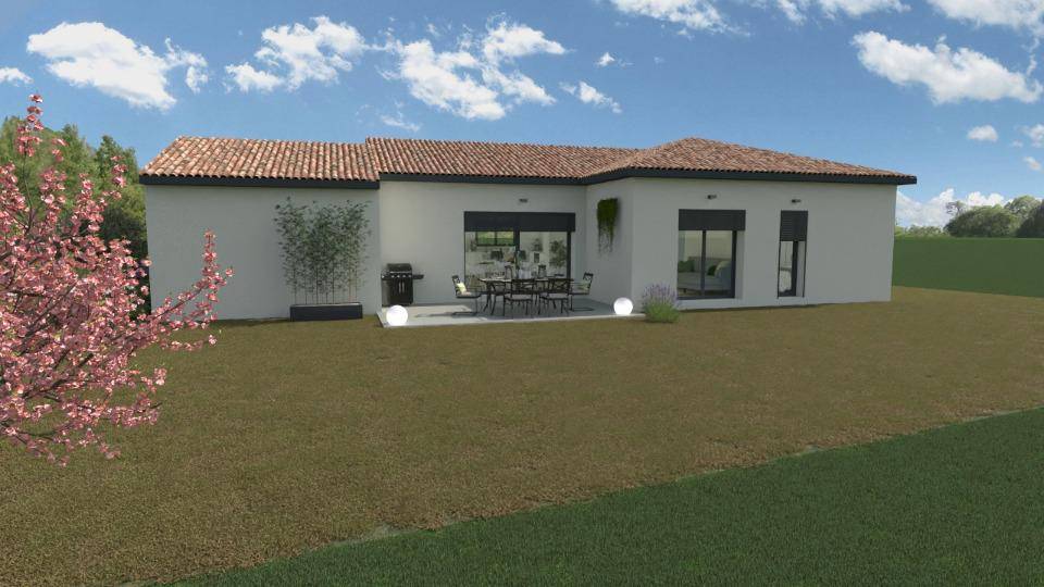 Programme terrain + maison à Vinezac en Ardèche (07) de 100 m² à vendre au prix de 304500€ - 1