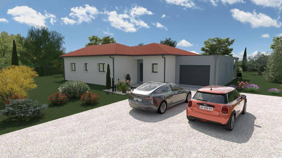 Programme terrain + maison à Lentilly en Rhône (69) de 120 m² à vendre au prix de 686300€ - 1