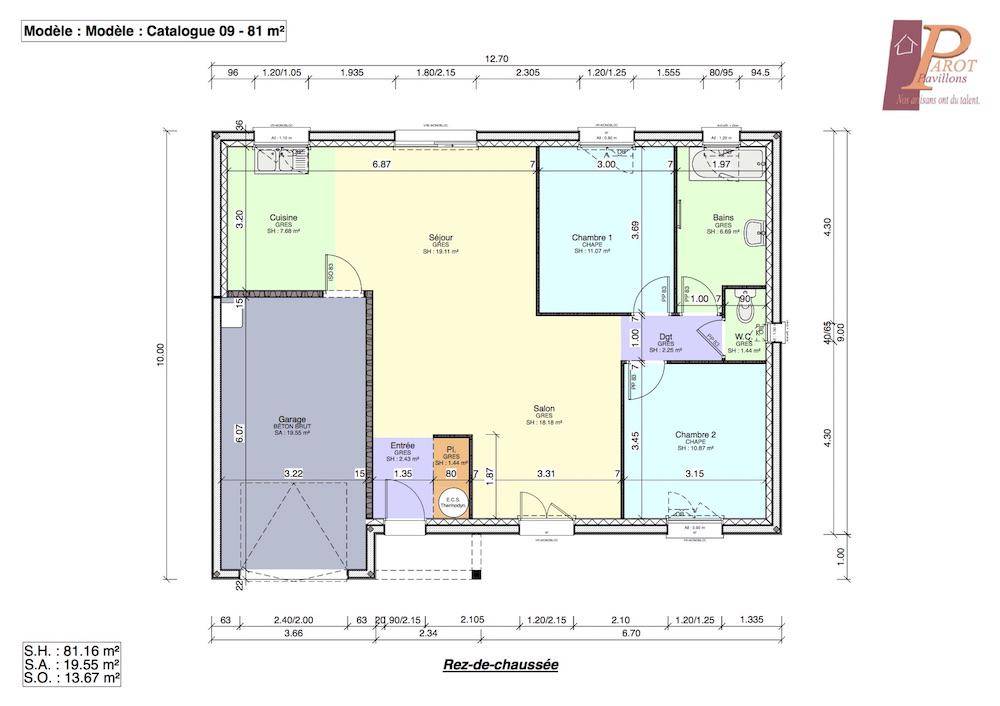 Programme terrain + maison à Écollemont en Marne (51) de 96 m² à vendre au prix de 191400€ - 4