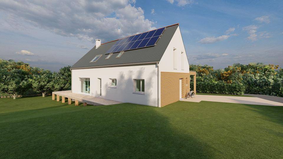 Programme terrain + maison à Pleslin-Trigavou en Côtes-d'Armor (22) de 130 m² à vendre au prix de 335600€ - 2