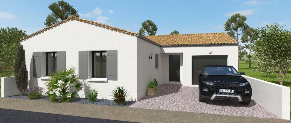 Programme terrain + maison à Bouhet en Charente-Maritime (17) de 93 m² à vendre au prix de 239900€ - 1