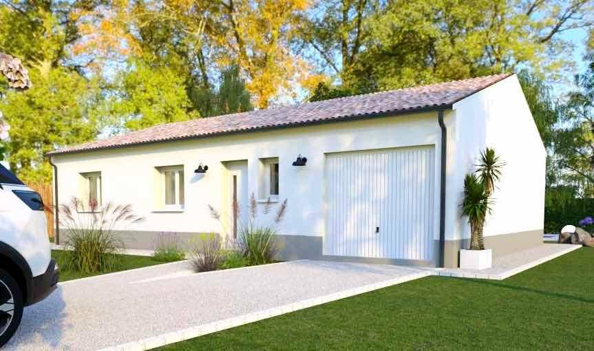 Programme terrain + maison à Lalinde en Dordogne (24) de 85 m² à vendre au prix de 204000€ - 2