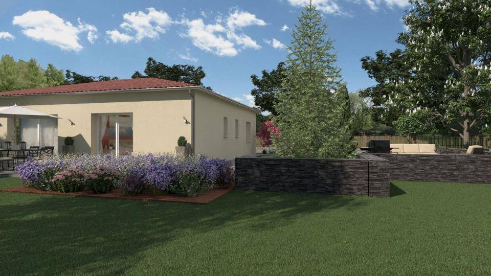 Programme terrain + maison à Saint-Maurice-de-Rémens en Ain (01) de 103 m² à vendre au prix de 295000€ - 1
