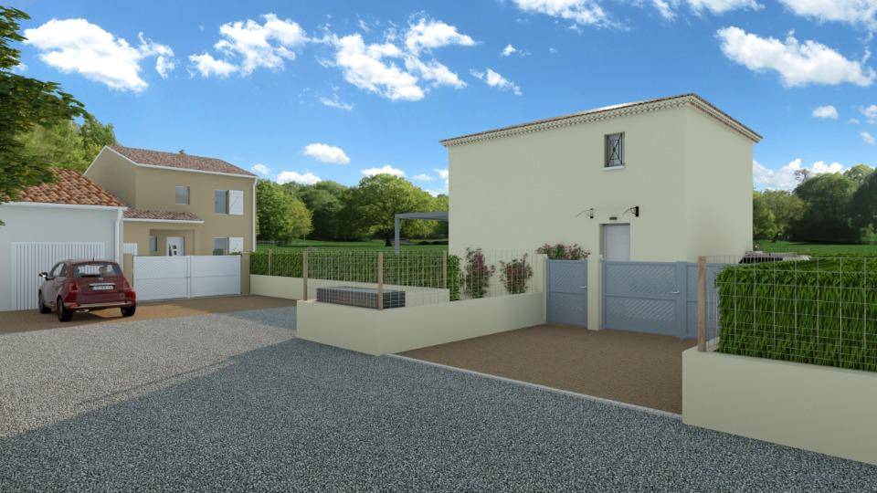 Programme terrain + maison à Morières-lès-Avignon en Vaucluse (84) de 75 m² à vendre au prix de 295000€ - 1
