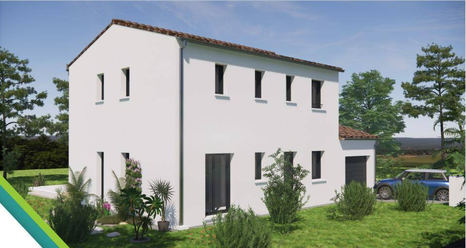 Programme terrain + maison à Dignac en Charente (16) de 126 m² à vendre au prix de 265000€ - 1