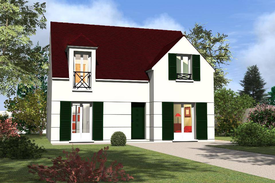 Programme terrain + maison à Bouafle en Yvelines (78) de 110 m² à vendre au prix de 490000€ - 1