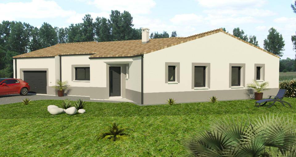 Programme terrain + maison à Anais en Charente (16) de 125 m² à vendre au prix de 334000€ - 2