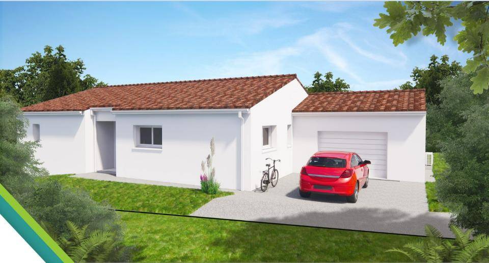 Programme terrain + maison à Châteauneuf-sur-Charente en Charente (16) de 123 m² à vendre au prix de 314000€ - 1