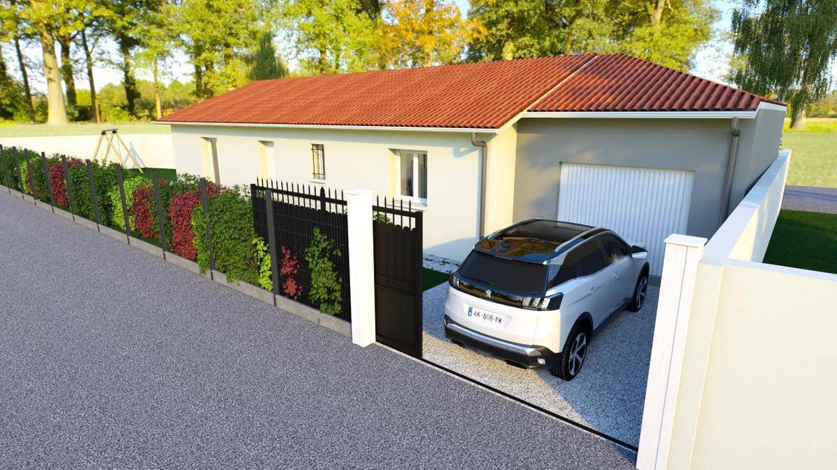 Programme terrain + maison à Chasse-sur-Rhône en Isère (38) de 100 m² à vendre au prix de 436400€ - 2