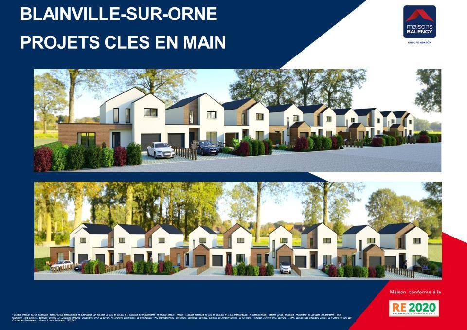 Programme terrain + maison à Blainville-sur-Orne en Calvados (14) de 94 m² à vendre au prix de 234000€ - 3