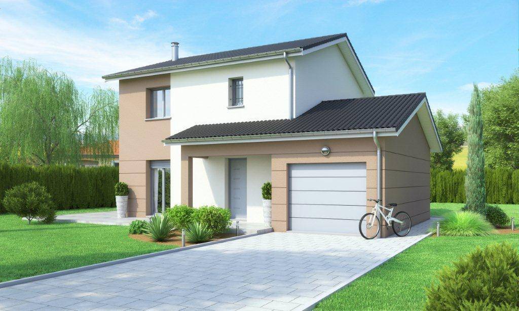 Programme terrain + maison à Saint-Sorlin-de-Morestel en Isère (38) de 91 m² à vendre au prix de 263600€ - 2