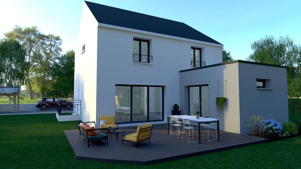 Programme terrain + maison à Vieille-Église-en-Yvelines en Yvelines (78) de 120 m² à vendre au prix de 418600€ - 3