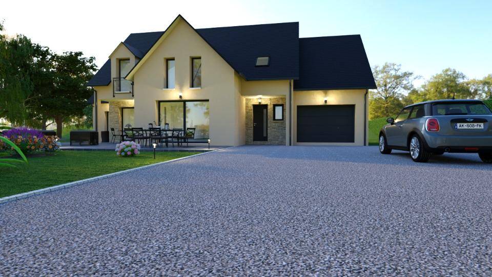 Programme terrain + maison à Grangues en Calvados (14) de 130 m² à vendre au prix de 526000€ - 2