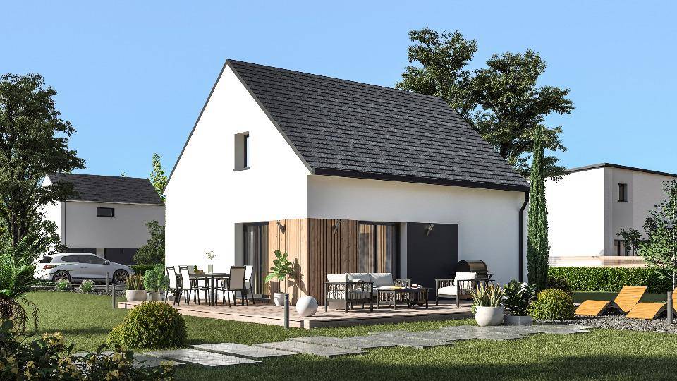 Programme terrain + maison à Domagné en Ille-et-Vilaine (35) de 83 m² à vendre au prix de 228000€ - 3