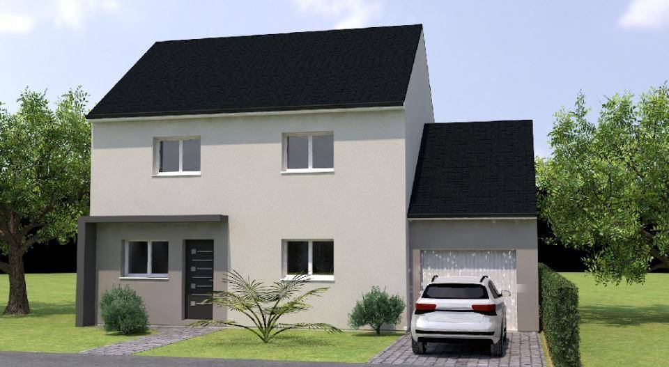 Programme terrain + maison à La Possonnière en Maine-et-Loire (49) de 108 m² à vendre au prix de 367000€ - 1