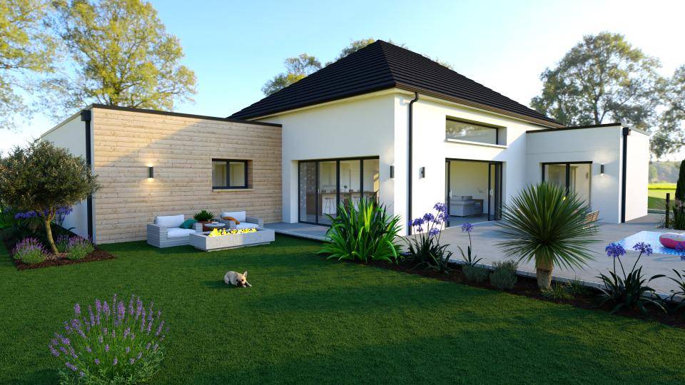 Programme terrain + maison à Collandres-Quincarnon en Eure (27) de 170 m² à vendre au prix de 446000€ - 1
