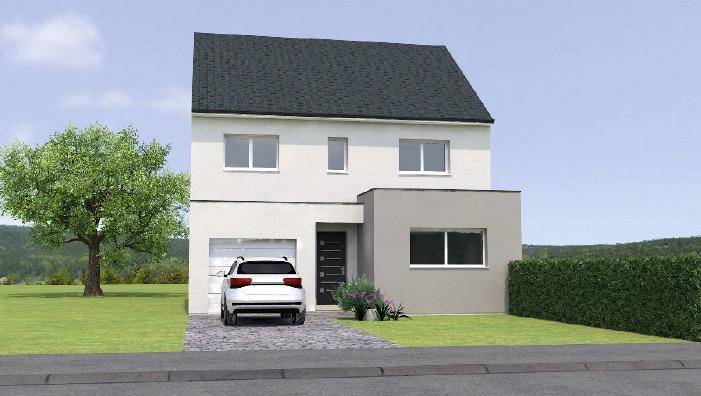 Programme terrain + maison à Huillé-Lézigné en Maine-et-Loire (49) de 120 m² à vendre au prix de 297500€ - 1