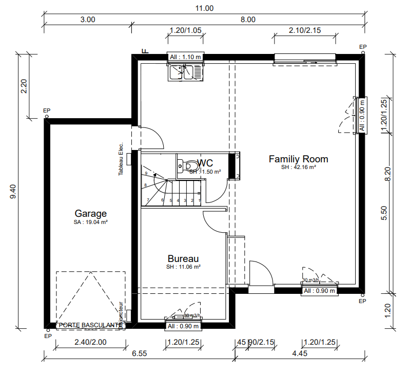 Programme terrain + maison à Marcilly-d'Azergues en Rhône (69) de 105 m² à vendre au prix de 386240€ - 4