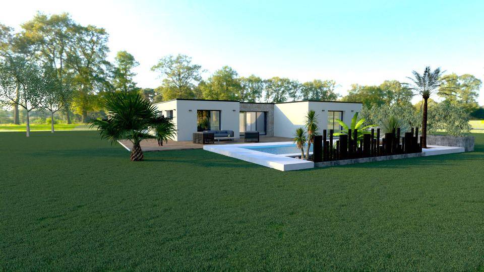 Programme terrain + maison à Tour-en-Bessin en Calvados (14) de 120 m² à vendre au prix de 450000€ - 1