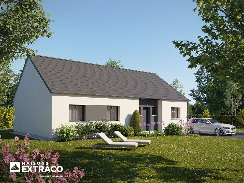 Programme terrain + maison à Eslettes en Seine-Maritime (76) de 105 m² à vendre au prix de 218000€ - 1