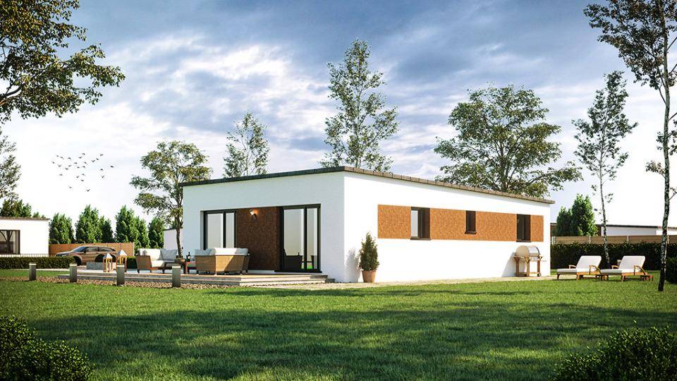 Programme terrain + maison à Pont-Scorff en Morbihan (56) de 80 m² à vendre au prix de 290000€ - 1
