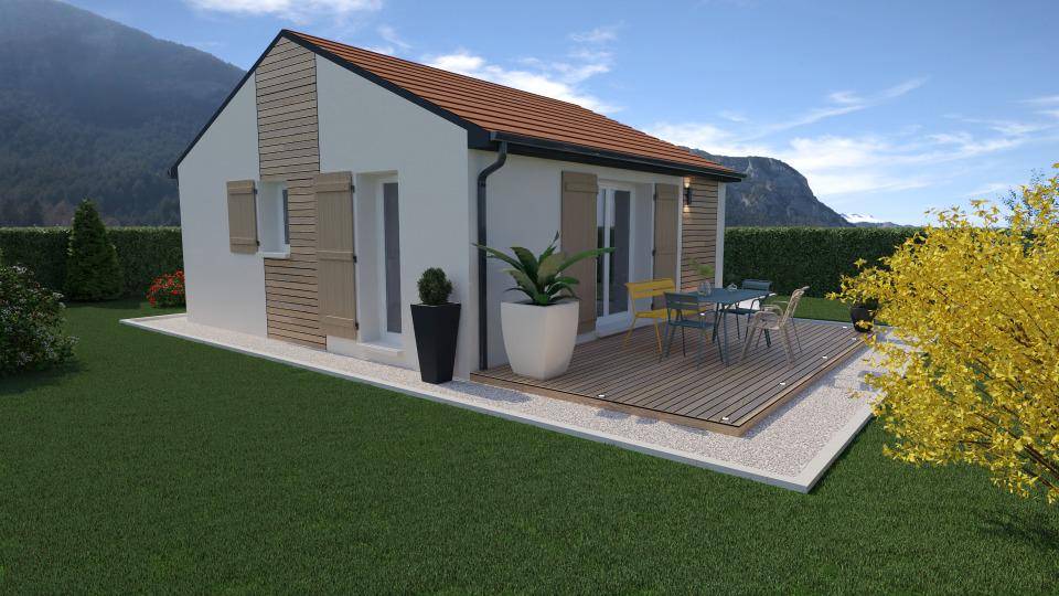 Programme terrain + maison à Chabottes en Hautes-Alpes (05) de 50 m² à vendre au prix de 175000€ - 2