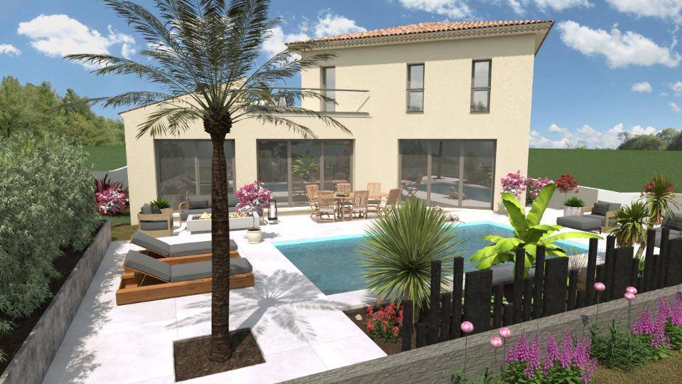 Programme terrain + maison à La Crau en Var (83) de 135 m² à vendre au prix de 745000€ - 1
