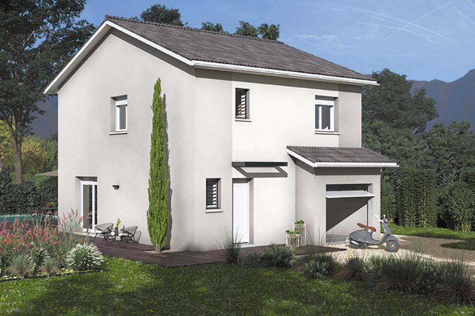 Programme terrain + maison à Saint-Romain-le-Puy en Loire (42) de 100 m² à vendre au prix de 268000€ - 1