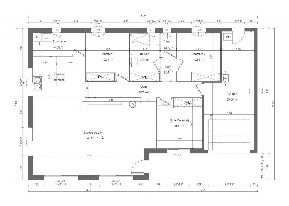 Programme terrain + maison à Saint-Vigor-le-Grand en Calvados (14) de 110 m² à vendre au prix de 270000€ - 3