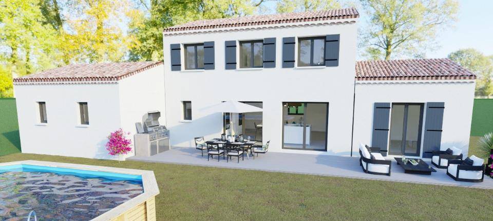 Programme terrain + maison à Vallon-Pont-d'Arc en Ardèche (07) de 115 m² à vendre au prix de 283900€ - 1
