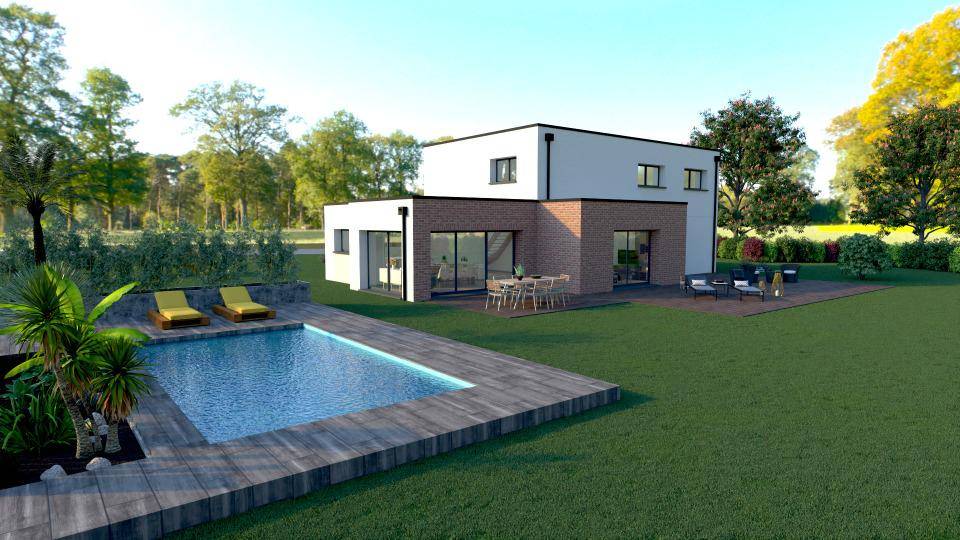 Programme terrain + maison à Fontaine-au-Pire en Nord (59) de 170 m² à vendre au prix de 479000€ - 3