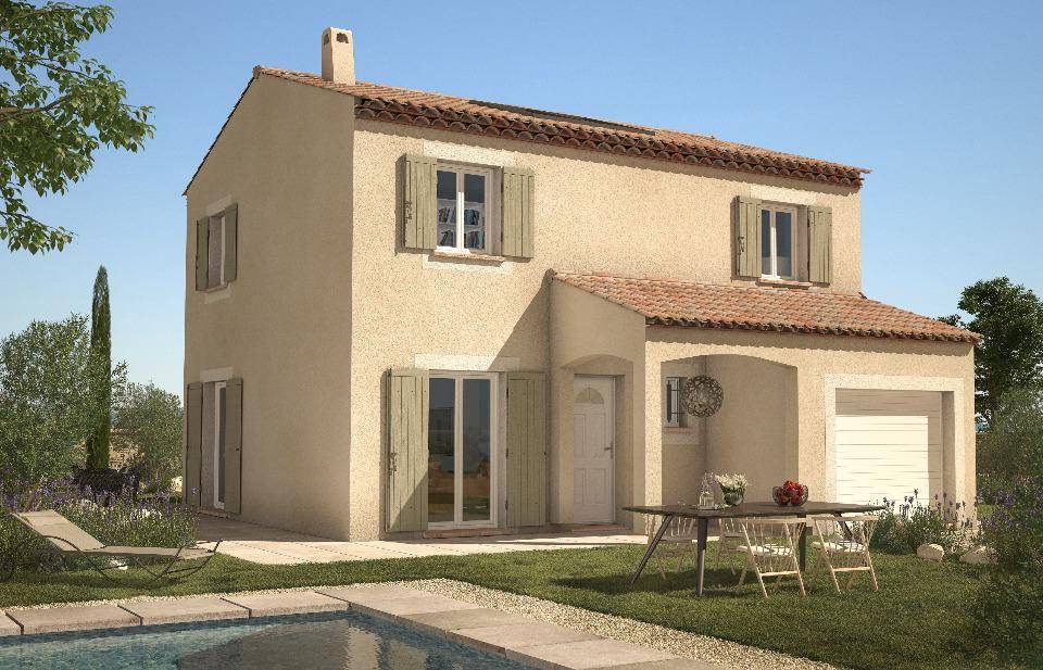 Programme terrain + maison à Saint-Mitre-les-Remparts en Bouches-du-Rhône (13) de 90 m² à vendre au prix de 465700€ - 1