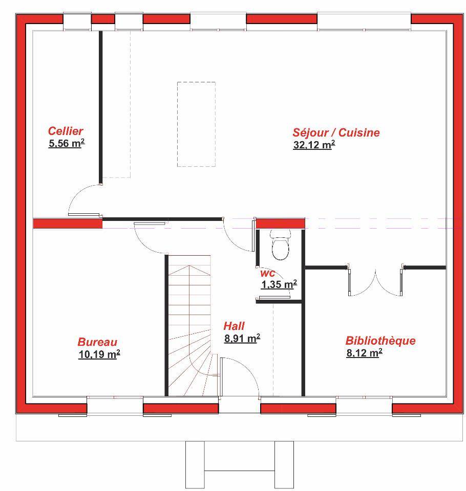 Programme terrain + maison à Orgeval en Yvelines (78) de 129 m² à vendre au prix de 695000€ - 4